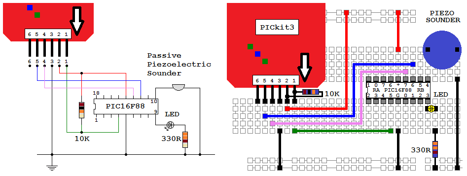 PIC16F88 Shoestring Programmer